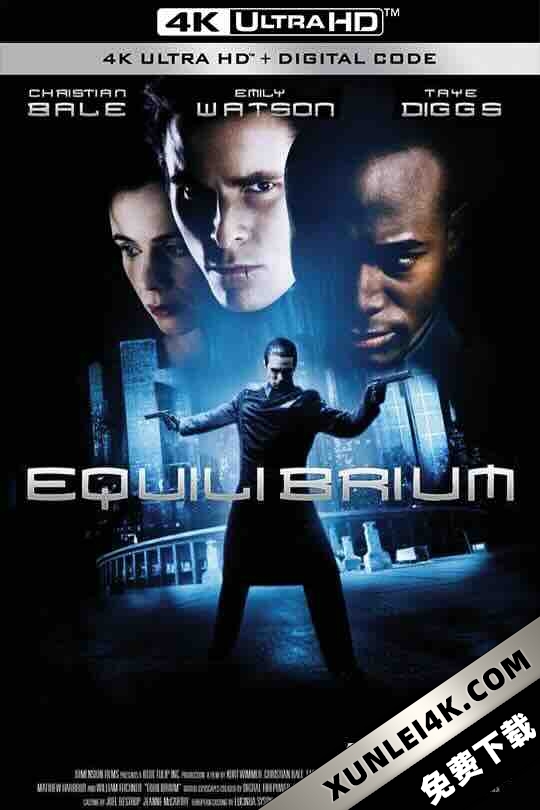 撕裂的末日 Equilibrium (2002) / 重装任务 / 平衡 / 4K电影下载 / Equilibrium.2002.2160p.Ai-Upscaled.Open.Matte.10Bit.H265.DTS-HD.MA.5.1.RIFE.4.15v2-60fps