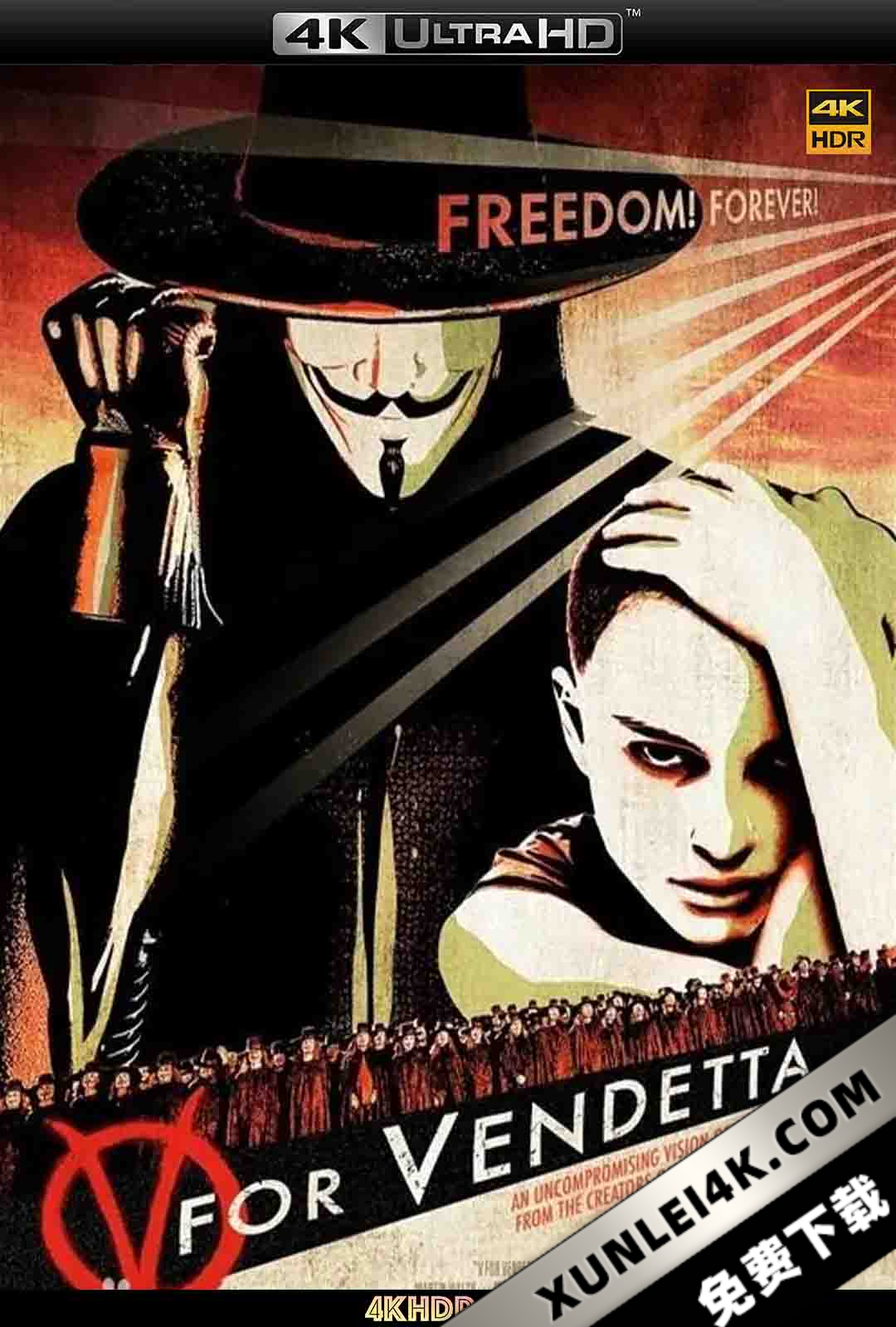 V字仇杀队 V.for.Vendetta.2005.ITA.ENG.2160p.UHD.BluRay.x265.10bit.HDR-MeM