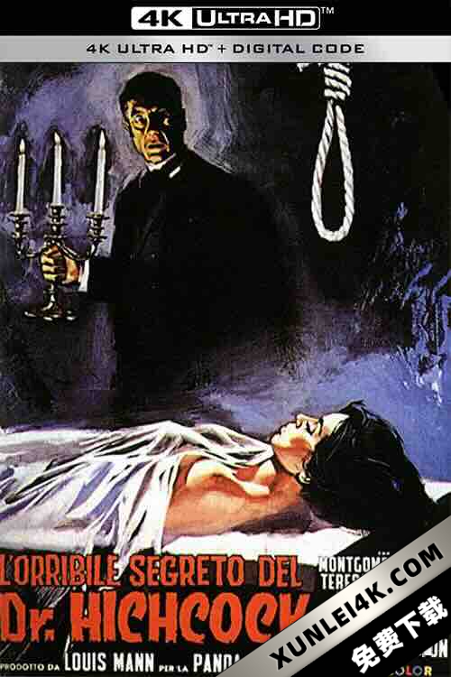 海考克医生的骇人秘密 L’orribile segreto del Dr. Hichcock (1962) / The Terror of Dr. Hichcock / The Horrible Dr. Hichcock / 4K电影下载 / The Horrible Dr Hichcock 1962 2160P UHD BLURAY REMUX HDR H265-UNDERTAKERS