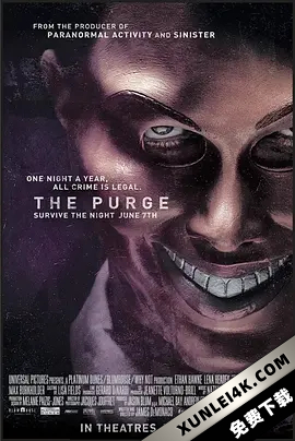 人类清除计划 The Purge (2013) / 国定杀戮日(台/港) / 灭绝游戏 / 大清洗 / The.Purge.2013.2160p.BluRay.HEVC.DTS-X.7.1-COASTER