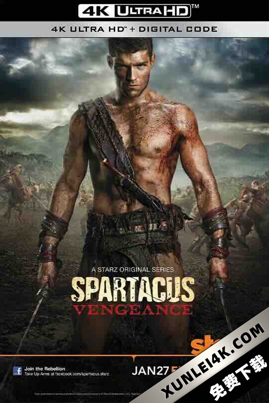 斯巴达克斯:复仇 第二季 Spartacus: Vengeance Season 2 (2012) / 斯巴达克思 第二季 / 4K美剧下载 / ai.2160p Spartacus Vengeance 2012 S02