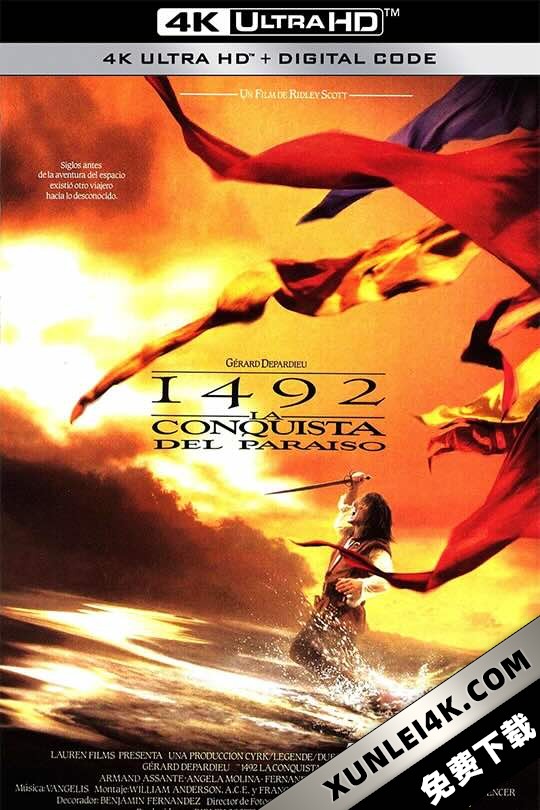 哥伦布传 1492: Conquest of Paradise (1992) 1492:征服天堂/1492: Christophe Colomb