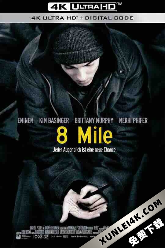 8英里 8 Mile (2002) / 八英里 / 八里公路(港) / 街头痞子(台) / 8里公路 / 4K电影下载 / 8.Mile.2002.2160p.Bluray.REMUX.DV.HDR10.PLUS.ENG.LATINO.HINDI.FRE.GER.ITA.DDP5.1.H265