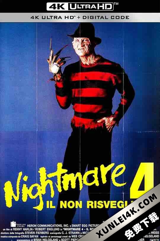 猛鬼街4:梦幻主宰 A Nightmare On Elm Street 4: The Dream Master (1988) / 幽冥鬼手 / 猛鬼街4 / 半夜鬼上床 4 / 猛鬼街第四集 / A.Nightmare.on.Elm.Street.4.The.Dream.Master.1988.1080p.BluRay.Remux.DTS-HD.MA.5.1