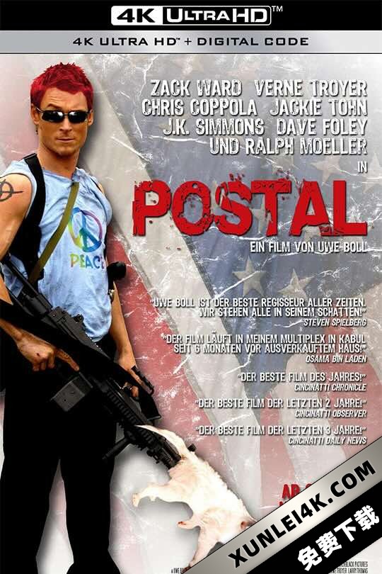 邮政恐怖份子 Postal (2007) 喋血街头电影版/快乐的恐怖份子/后现代恐怖分子