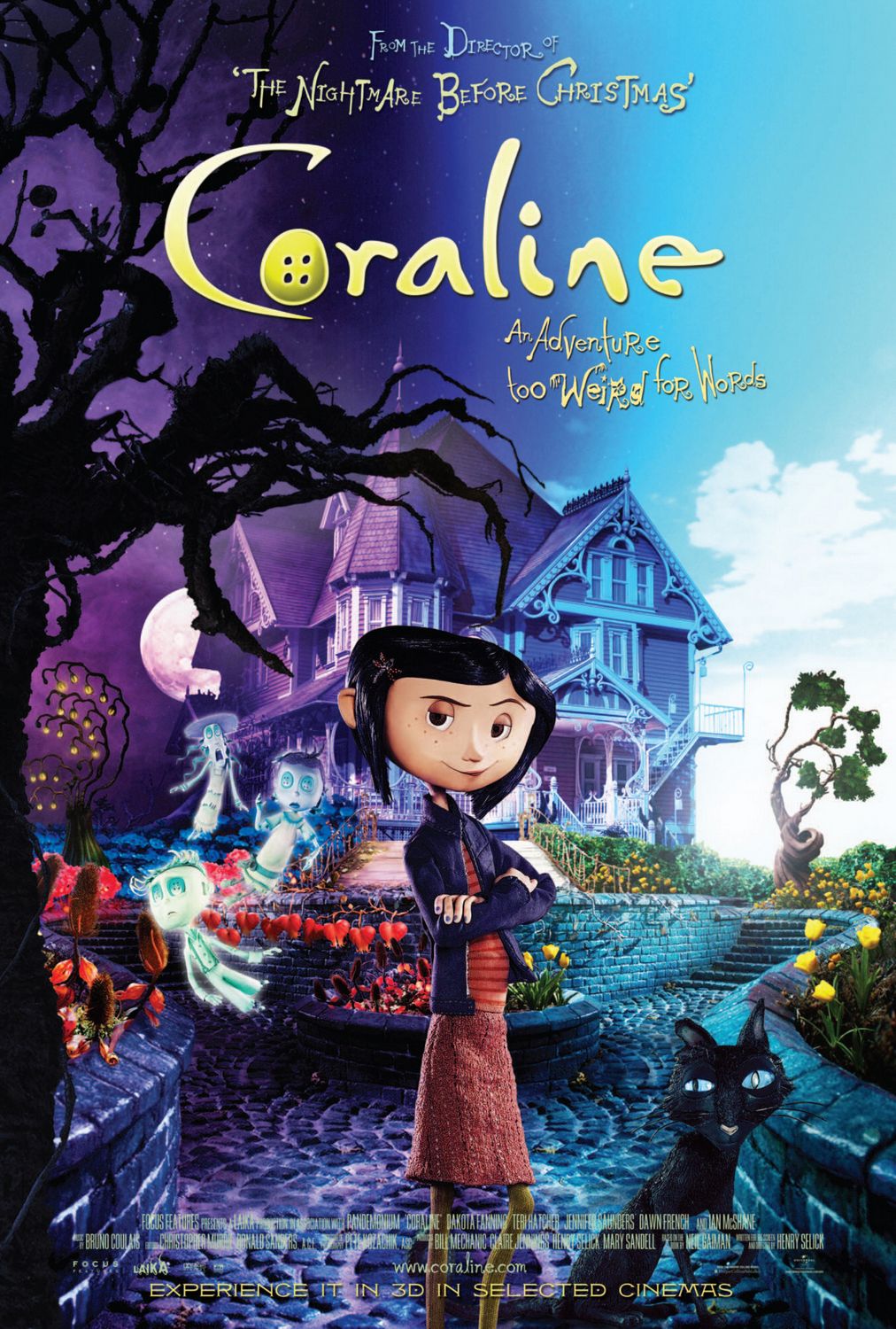 鬼妈妈 Coraline(超清4K电影)-2009年-豆瓣评分:8.4(夸克资源)怪诞随意门(港) / 第十四道门(台) / 卡罗琳 / 卡罗兰 / 卡洛琳(4KHDR杜比视界电影)