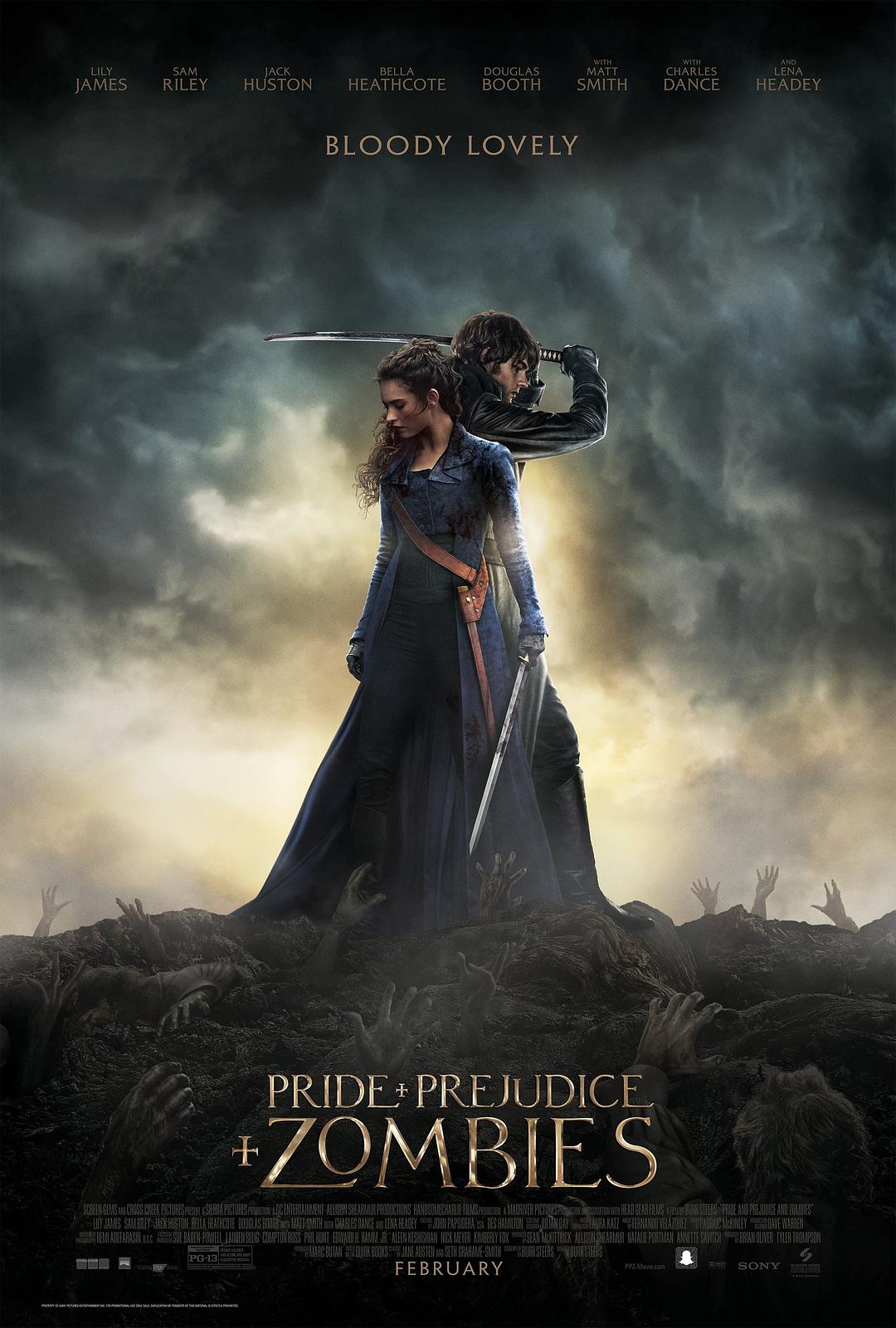 傲慢与偏见与僵尸 Pride and Prejudice and Zombies(超清4K电影)-2016年-豆瓣评分:5.9(夸克资源)傲慢与尸变(港) / 傲慢+偏见+僵尸(台)(4KHDR杜比视界电影)