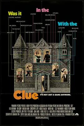 妙探寻凶 Clue(超清4K电影)-1985年-豆瓣评分:7.6(夸克资源)逐个捉(4KHDR杜比视界电影)