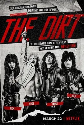 劣迹斑斑 The Dirt(超清4K电影)-2019年-豆瓣评分:7.9(夸克资源)一身尘土:Mötley Crüe(港) / 克鲁小丑的摇滚坏生活(台) / 尘土 / 污垢(4KHDR杜比视界电影)