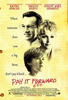 让爱传出去(4K电影下载)Pay It Forward